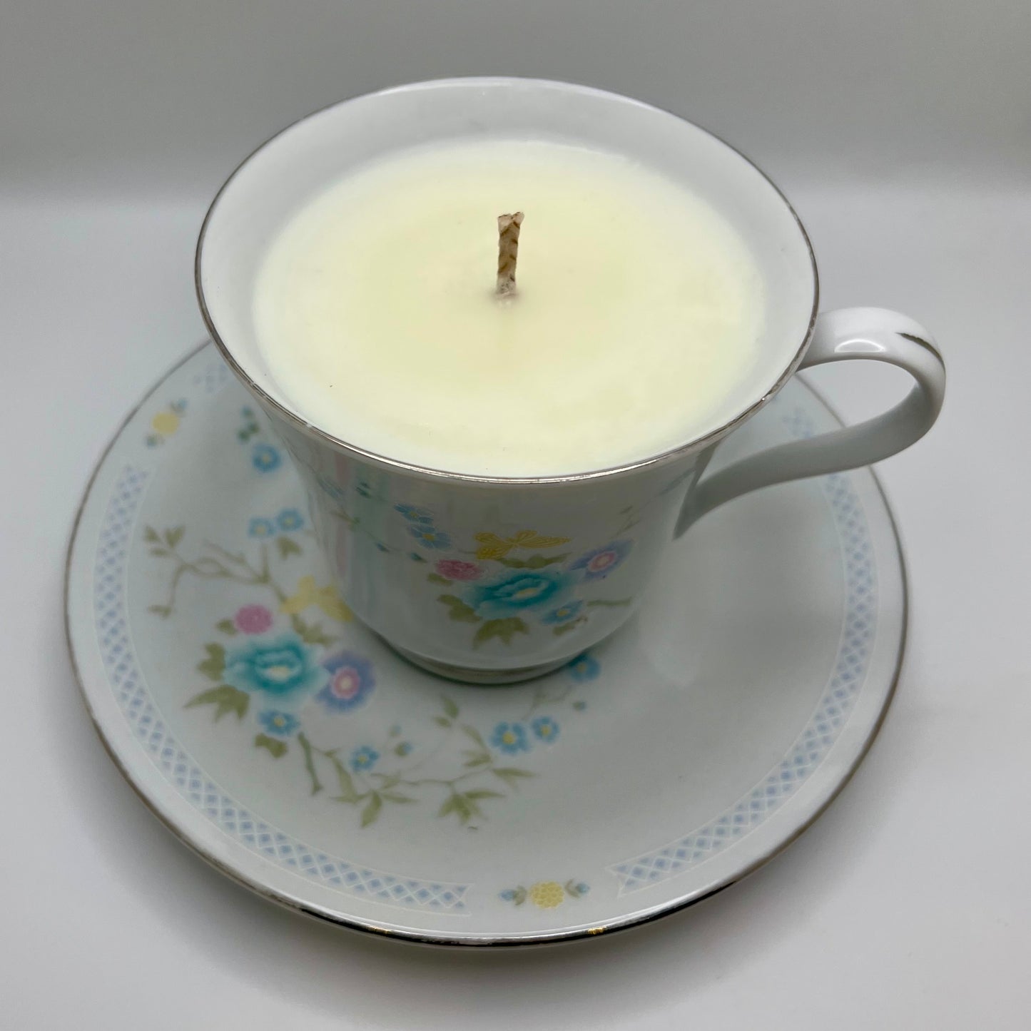 Rose & Grapefruit Scented Tea Cup & Saucer