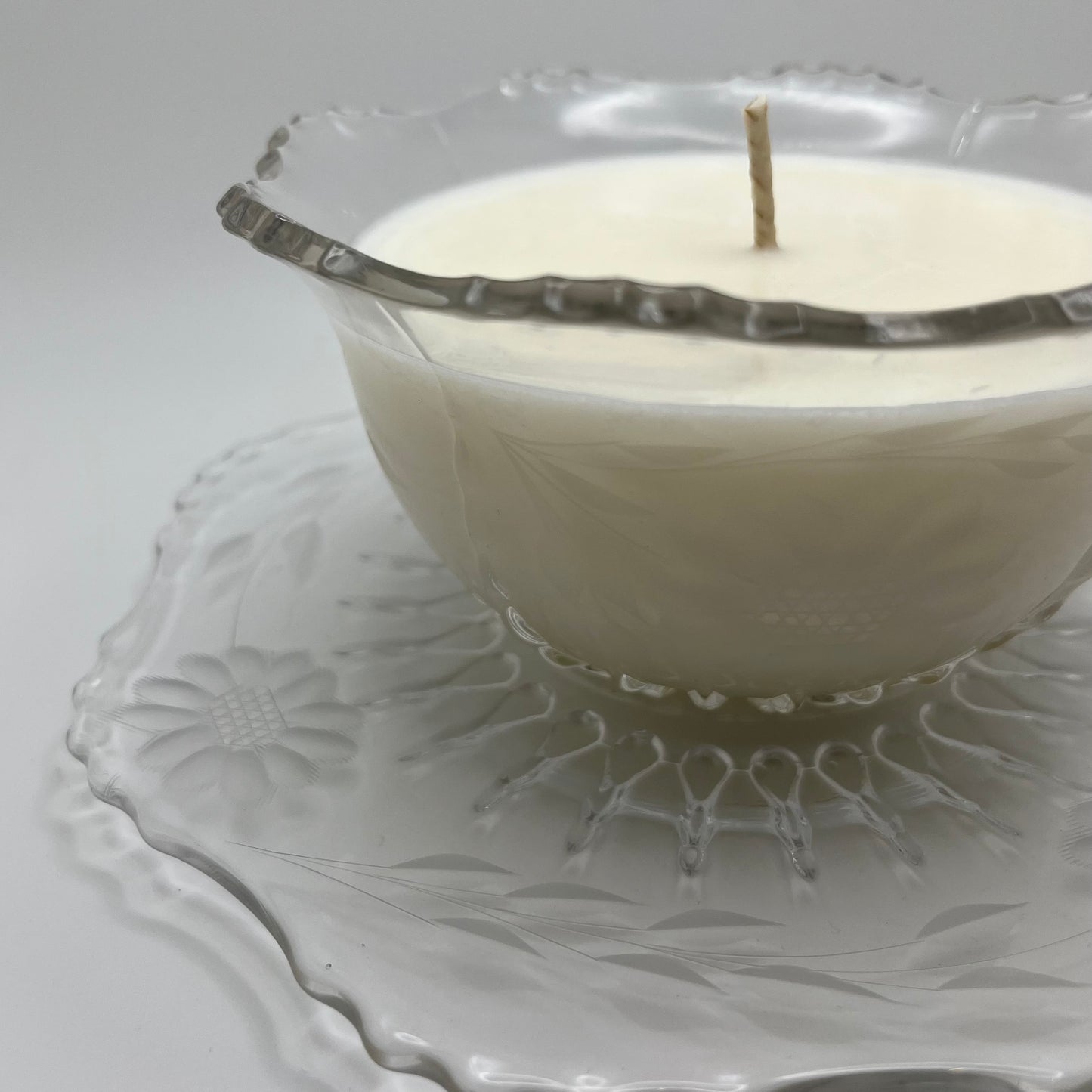 Cactus & Sea Salt Scented Crystal Dish