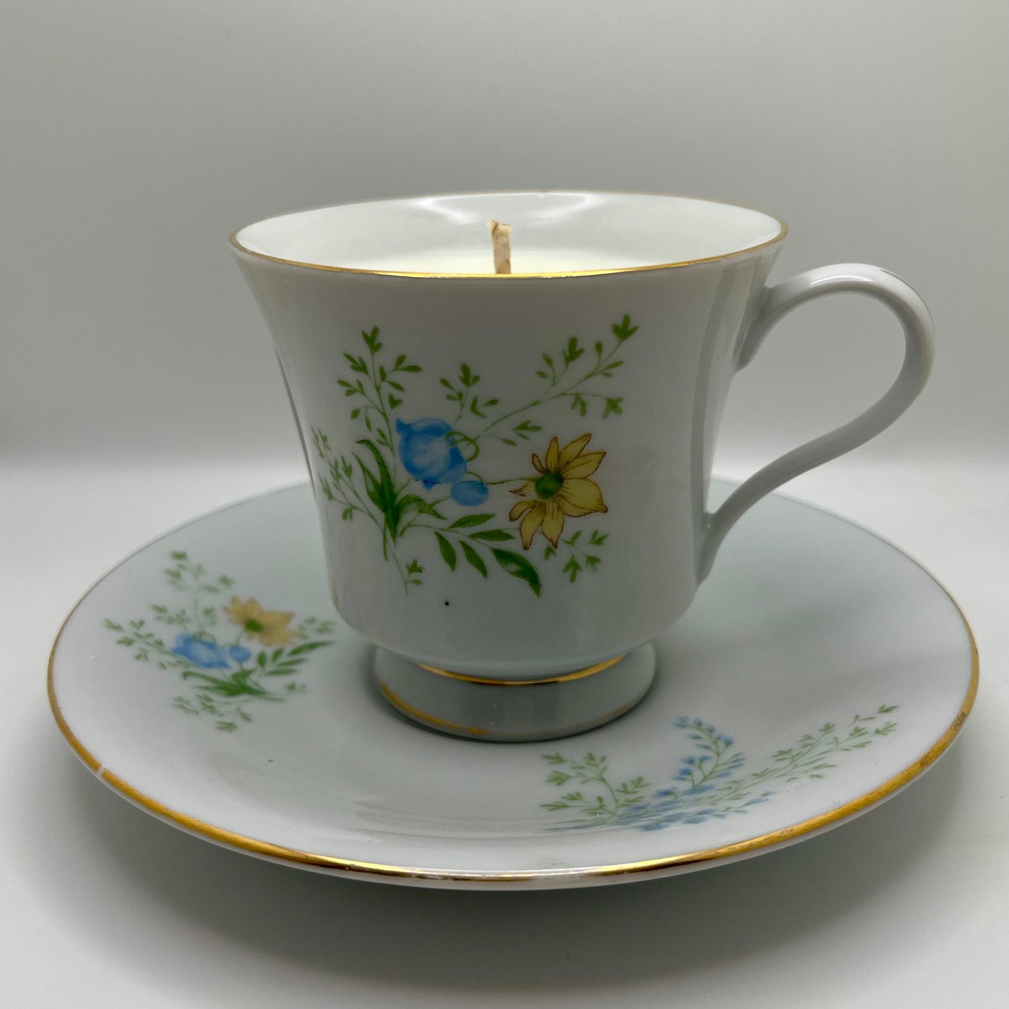 Ginger Root & Ylang Ylang Scented Tea Cup & Saucer