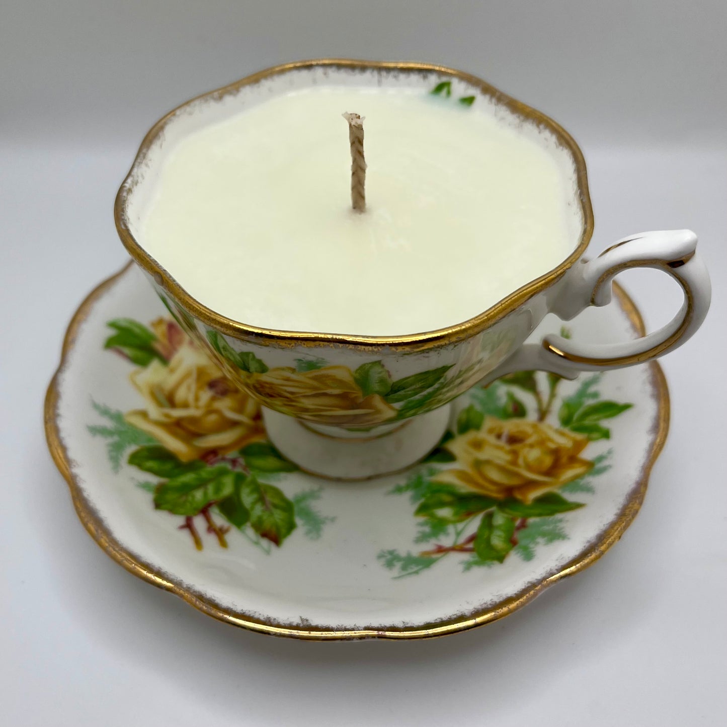 Balsam Fir & Ylang Ylang Scented Tea Cup & Saucer