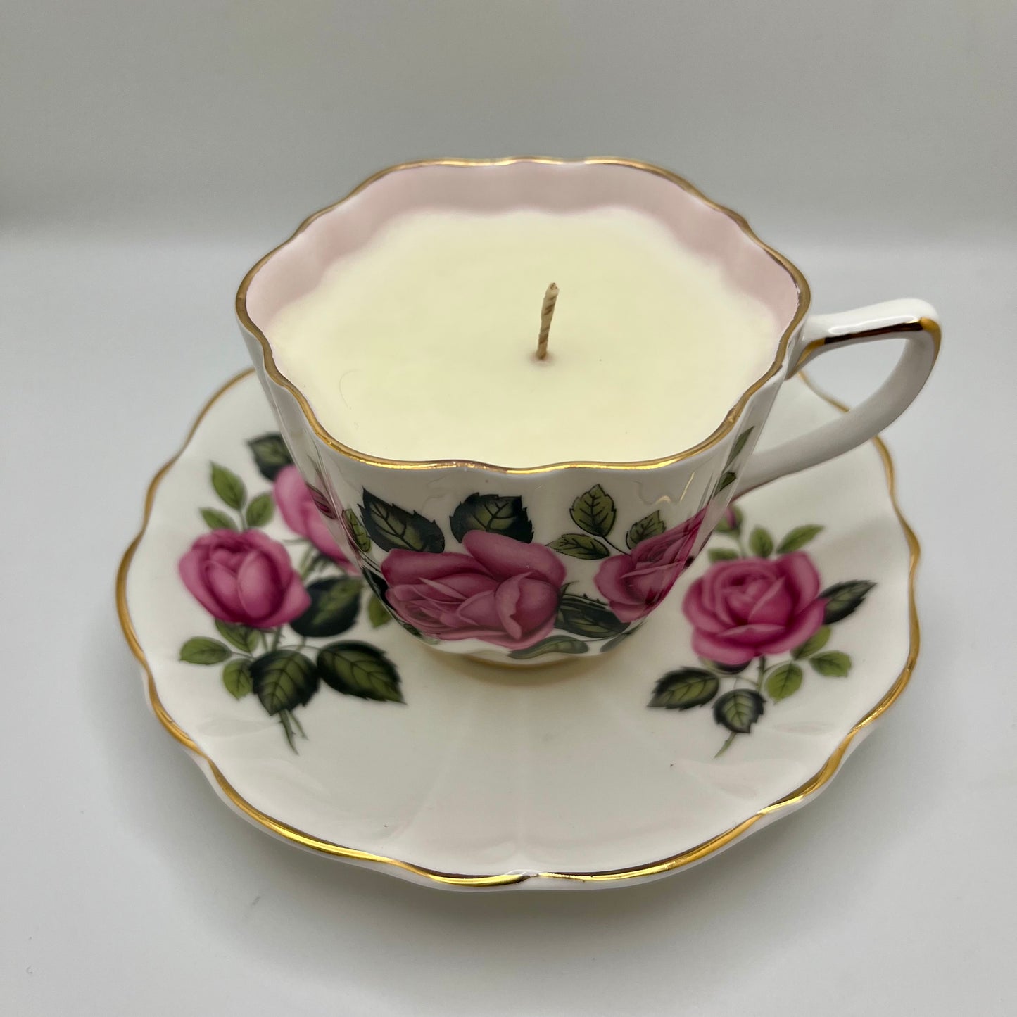 Rose Scented Tea Cup & Saucer