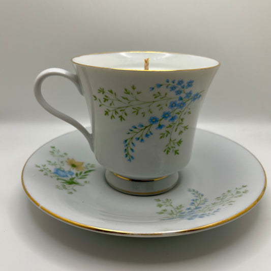 Ginger Root & Ylang Ylang Scented Tea Cup & Saucer