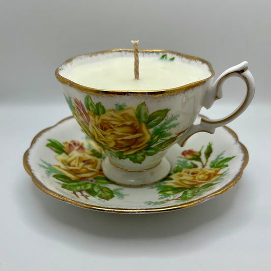 Balsam Fir & Ylang Ylang Scented Tea Cup & Saucer