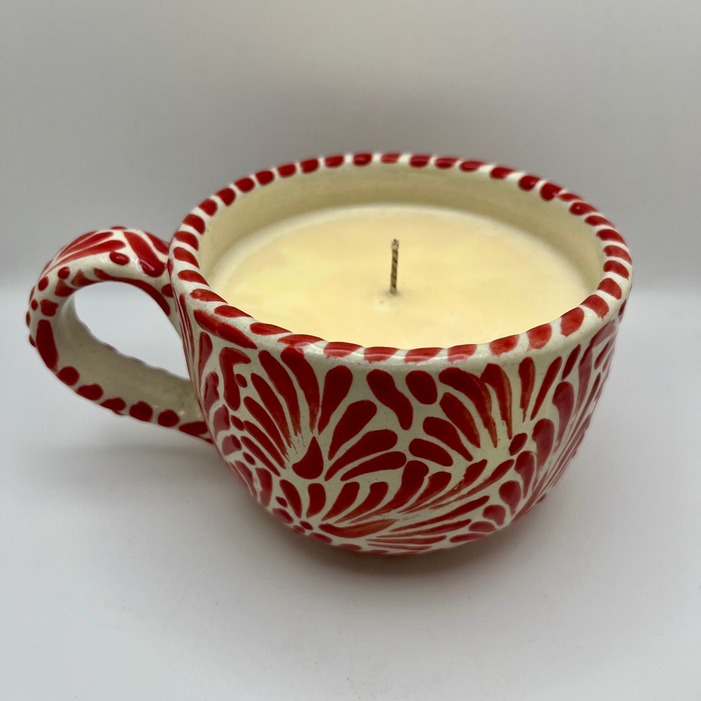 Grapefruit Scented Hand Painted Mug