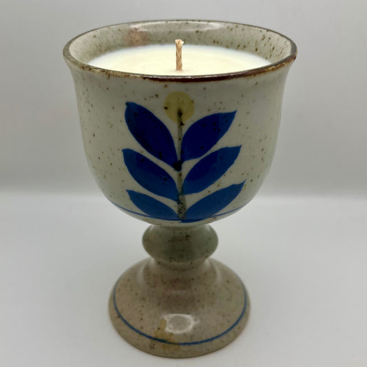Frankincense Scented Pottery Wine Glass