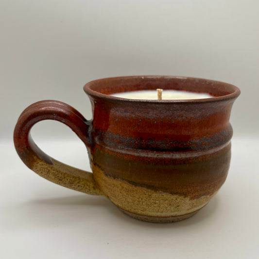 Bonfire Scented Pottery Mug