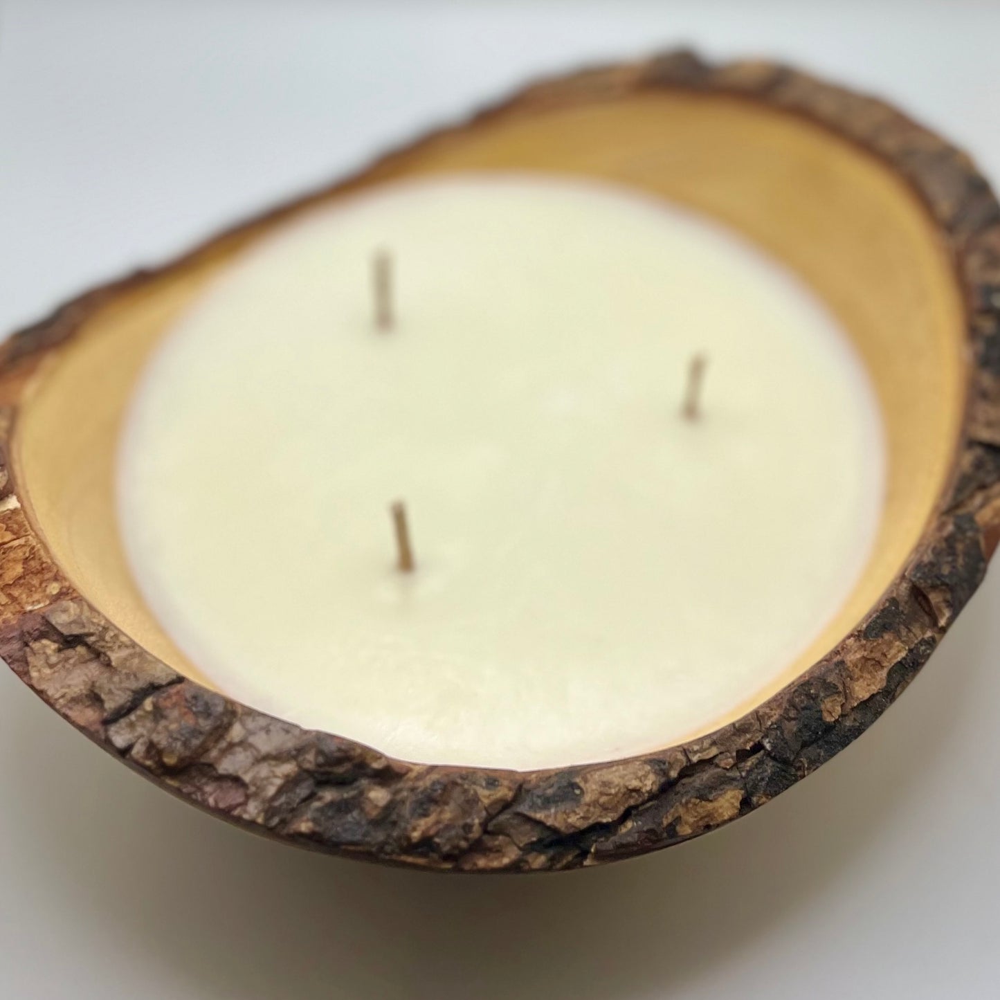 Pumpkin Firewood Scented Wooden Bowl