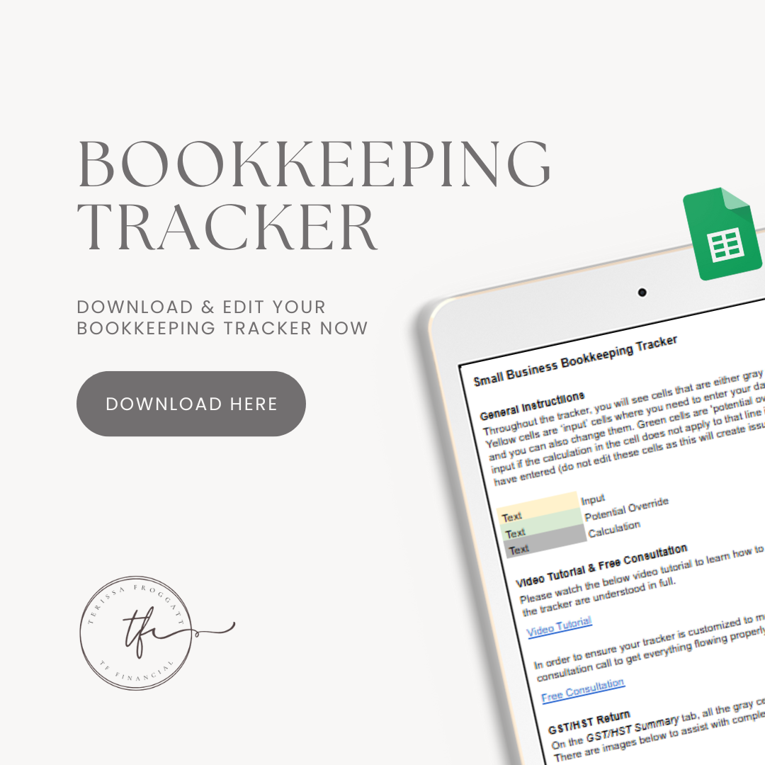 Bookkeeping Tracker