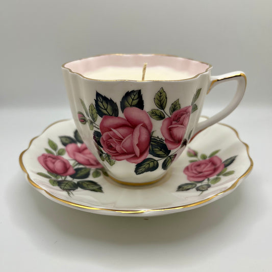 Rose Scented Tea Cup & Saucer