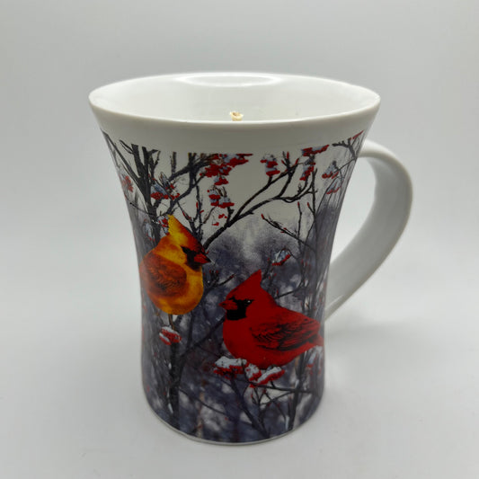 Spruce Scented Cardinal Mug