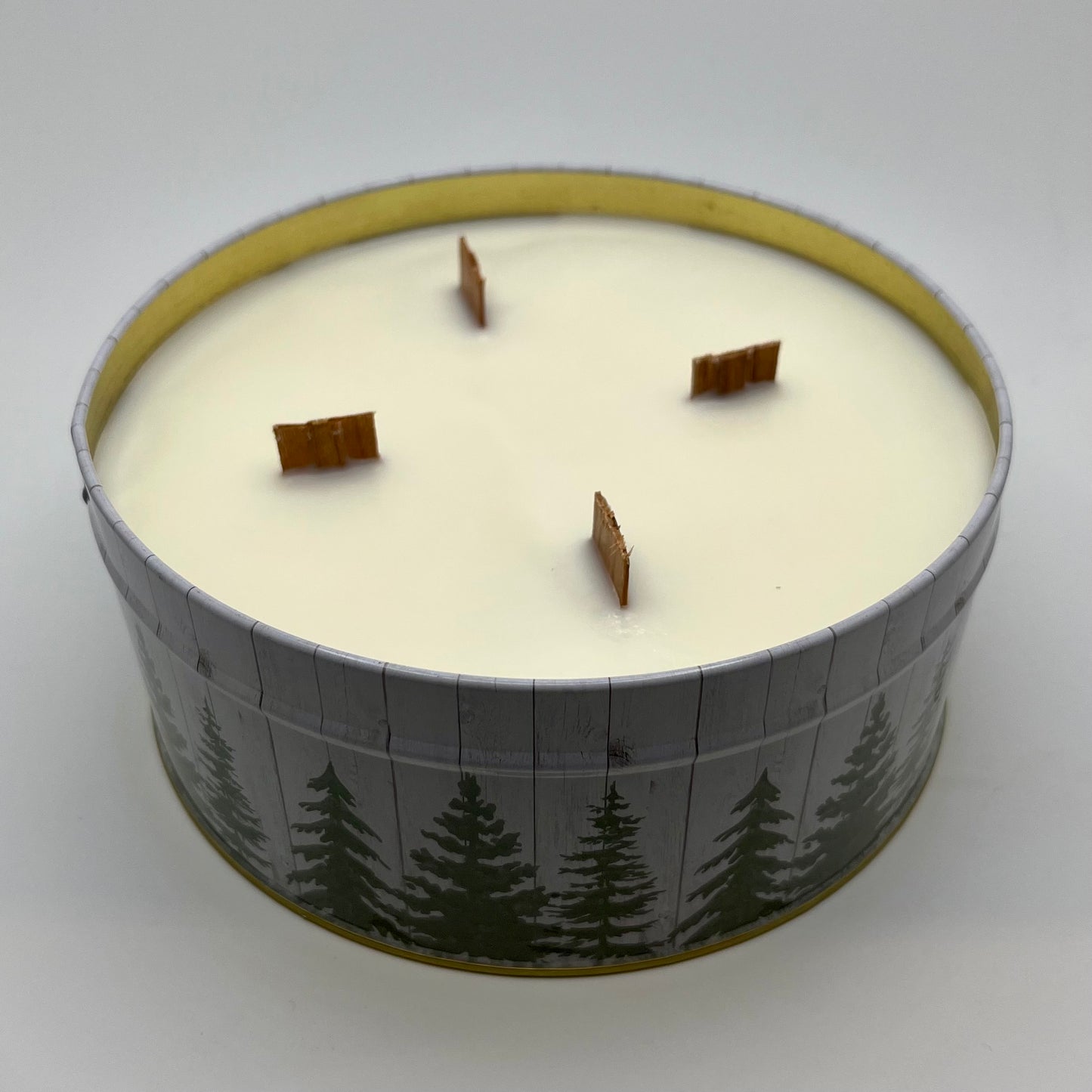 Christmas Pine Scented Cookie Tin